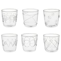 Set di bicchieri Galbiati Lollipop (6 pezzi)